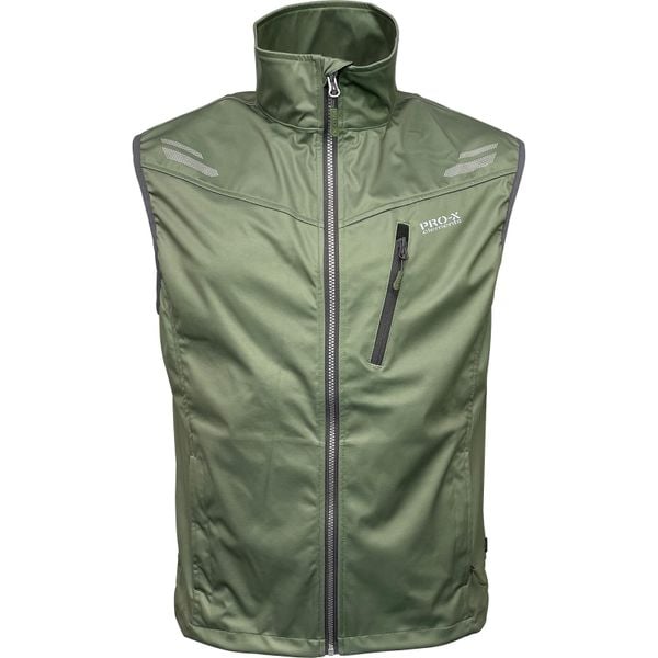 Wielofunkcyjna kurtka softshell Pro-X Elements Heiner. Zielone kurtki męskie PRO-X ELEMENTS, m, bez wzorów, z materiału, bez kaptura, rowerowe. Za 311.50 zł.