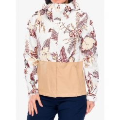 Kurtka przeciwdeszczowa damska Columbia Hikebound Printed Jacket. Czerwone kurtki sportowe damskie Columbia, bez wzorów, bez ramiączek, bez kaptura, trekkingowe. Za 413.99 zł.