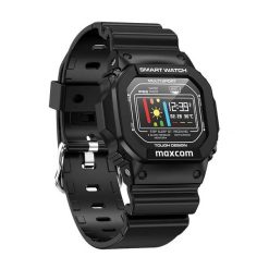 Smartwatch sportowy FW22 Classic. Czarne krokomierze MAXCOM. Za 69.00 zł.