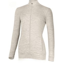 Damska bluza merino SARMINA. Szare bluzy damskie LASTING, s, bez wzorów, z dzianiny, bez ramiączek, bez kaptura. Za 1,031.85 zł.