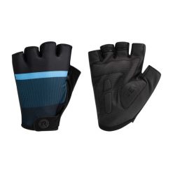 Rękawiczki rowerowe męskie Rogelli Hero II. Czarne rękawiczki męskie Rogelli, bez wzorów. Za 79.00 zł.