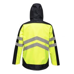 Kurtka Wodoodporna Męska HiVis Odblaskowy Materiał. Szare kurtki męskie Regatta, m, bez wzorów, z materiału, sportowe, bez kaptura. Za 435.99 zł.