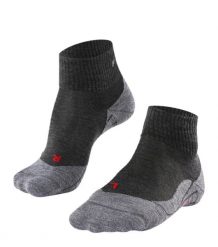 Krótkie skarpety damskie Falke TK5. Czarne skarpetki damskie Falke, bez wzorów, z materiału. Za 151.00 zł.
