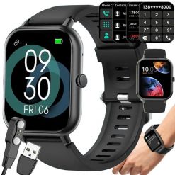 Smartwatch 352897589 Czarny. Czarne zegarki smartwatch NoName, bez wzorów. Za 102.04 zł.