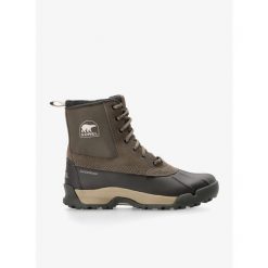 Buty zimowe męskie Sorel Buxton Lite Boot WP. Brązowe buty zimowe męskie Sorel, na zimę, bez wzorów, bez obcasa, bez zapięcia. Za 445.99 zł.