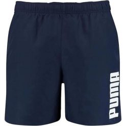 Puma męskie spodenki kąpielowe Mid – Navy, L. Niebieskie kąpielówki męskie Puma, l, bez wzorów, z materiału. Za 185.99 zł.