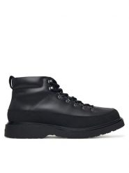 Calvin Klein Trzewiki Combat Mid Hiking Boot Lth Wl HM0HM02357 Czarny. Czarne botki męskie Calvin Klein, bez wzorów, ze skóry, bez obcasa, bez zapięcia. Za 749.99 zł.
