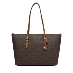 Torebka MICHAEL Michael Kors. Brązowe shopperki damskie MICHAEL Michael Kors, bez wzorów, bez dodatków. Za 1,239.00 zł.