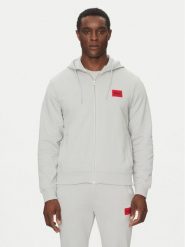 HUGO Bluza Daple212 50447972 Szary Regular Fit. Szare bluzy męskie Hugo, m, bez wzorów, z bawełny, bez ramiączek, bez kaptura. Za 359.99 zł.