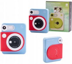 Aparat cyfrowy Impossible Aparat 5MP Wydruk Zdjeć z Telefonu Kolor 3PASS Bluetooth + Wkłady / HANIN M6 / Niebiesko - Czerwony. Aparaty kompaktowe Impossible. Za 381.40 zł.