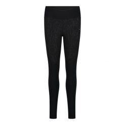 Legginsy damskie z poliestru CMP. Czarne legginsy damskie CMP, bez wzorów, z materiału. Za 244.00 zł.