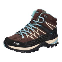 Buty trekkingowe damskie CMP RIGEL MID skóra wodoodporne. Brązowe obuwie trekkingowe damskie CMP, ze skóry, bez zapięcia. Za 444.99 zł.
