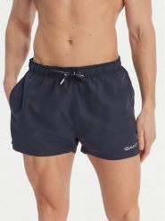 Gant Szorty kąpielowe 920006500 Granatowy. Niebieskie kąpielówki męskie GANT, m, bez wzorów, z syntetyku. Za 252.99 zł.