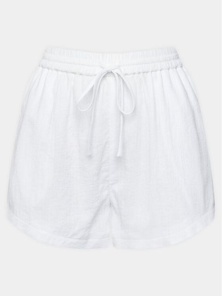 Seafolly Szorty materiałowe 55208-SH Biały. Białe szorty damskie Seafolly, bez wzorów, z bawełny. Za 369.99 zł.