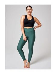 Legginsy Sportowe Damskie Casall Overlap Bezszwowe Wysoki Stan. Zielone legginsy damskie Casall, s, bez wzorów, z materiału, z podwyższonym stanem, na fitness i siłownię. Za 229.00 zł.