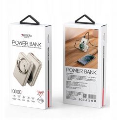Yesido Powerbank YP60 10 000 mAh 22.5W USB-A + USB-C PD20W + 15W MagSafe, ZŁOTY. Żółte powerbanki RIVACASE. Za 90.95 zł.