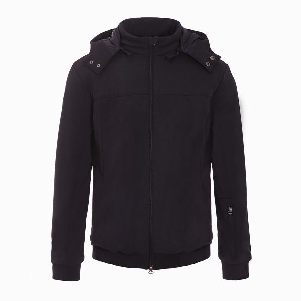 Kurtka Gaze Junker. Niebieskie kurtki męskie GAZE, bez wzorów, eleganckie, bez kaptura. Za 1,092.00 zł.