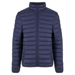 Lekka kurtka puchowa Urban Classics. Niebieskie kurtki męskie Urban Classics, na zimę, m, bez wzorów, z puchu, bez kaptura. Za 273.50 zł.