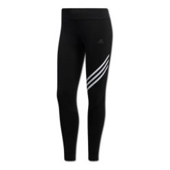 Legginsy treningowe damskie Adidas Run It. Czarne bielizna sportowa damska Adidas, bez wzorów, z elastanu. Za 92.00 zł.