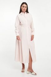 Sukienka szmizjerka TWINSET. Sukienki damskie Twinset Milano, bez wzorów, bez kołnierzyka, bez ramiączek, szmizjerki. W wyprzedaży za 1,007.20 zł.