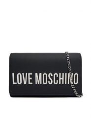 LOVE MOSCHINO Torebka JC4103PP1OKD000B Czarny. Czarne torebki do ręki damskie Love Moschino, bez wzorów, ze skóry, bez dodatków. Za 699.99 zł.
