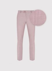 PAKO LORENTE - Różowe spodnie ganiturowe wełna. Czerwone eleganckie spodnie męskie Pako Lorente, bez wzorów, z wełny. Za 799.99 zł.
