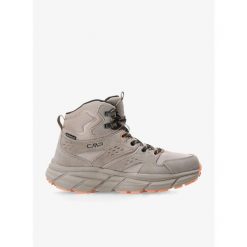 Buty turystyczne damskie wysokie CMP Kamsel Mid WP. Brązowe obuwie trekkingowe damskie CMP, bez zapięcia. Za 377.99 zł.