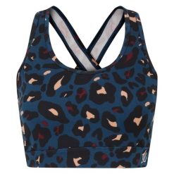 Damski Biustonosz Sportowy Swift II Z Nadrukiem Zwierzęcym. Niebieskie bielizna sportowa damska Dare 2B, m, bez wzorów. Za 51.99 zł.