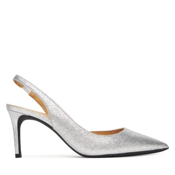 Szpilki MICHAEL Michael Kors. Szare sandały damskie MICHAEL Michael Kors, bez wzorów, bez obcasa, na szpilce, bez zapięcia. Za 409.99 zł.