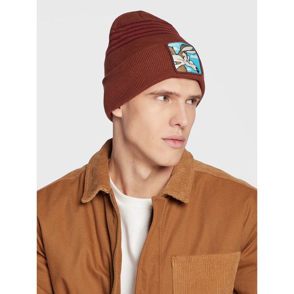 Czapka Capslab. Brązowe czapki męskie CapsLab, na zimę, bez wzorów. Za 129.99 zł.