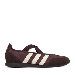 Baleriny adidas. Fioletowe balerinki damskie Adidas, bez wzorów, bez obcasa, bez zapięcia. Za 279.99 zł.