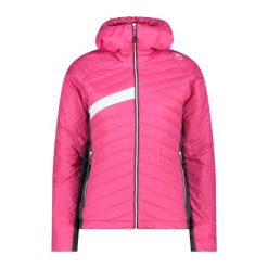 Ultralekka kurtka damska CMP. Brązowe kurtki sportowe damskie CMP, na zimę, s, bez wzorów, z materiału, bez ramiączek, z kapturem, trekkingowe, primaloft. Za 515.40 zł.