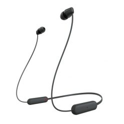 Sony WIC100 czarny. Czarne słuchawki bezprzewodowe SONY. Za 179.00 zł.