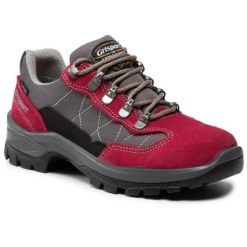 Buty trekkingowe męskie Grisport Gritex. Czerwone trekkingi męskie Grisport, na jesień, z gumy, bez zapięcia. Za 257.00 zł.