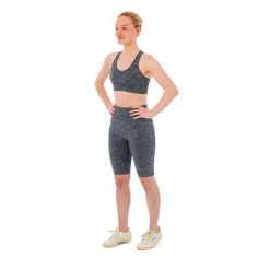 Damski zestaw sportowy Xtreme - spodenki sportowe + top sportowy - Antracyt. Szare obuwie sportowe damskie XTREME SOCKSWEAR, bez wzorów, bez zapięcia, na fitness i siłownię. Za 172.99 zł.
