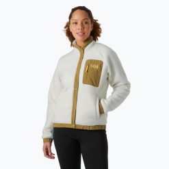 Bluza damska Helly Hansen Imperial Pile Snap. Białe bluzy damskie Helly Hansen, m, bez wzorów, bez ramiączek, bez kaptura. Za 499.99 zł.