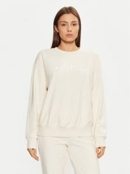 Guess Bluza O5RQ03 KCO31 Beżowy Regular Fit. Brązowe bluzy damskie Guess, s, z aplikacjami, z bawełny, bez ramiączek, bez kaptura. Za 239.99 zł.