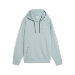Damska wygodna bluza z kapturem ESS ELEVATED PUMA Modern Mint Green. Zielone bluzy damskie Puma, z aplikacjami, prążkowane, sportowe, bez ramiączek, z kapturem. Za 159.00 zł.