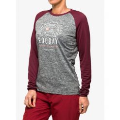 Bluza rowerowa damska Rocday Camber. Szare bluzy damskie ROCDAY, bez wzorów, sportowe, bez ramiączek, bez kaptura. Za 182.99 zł.