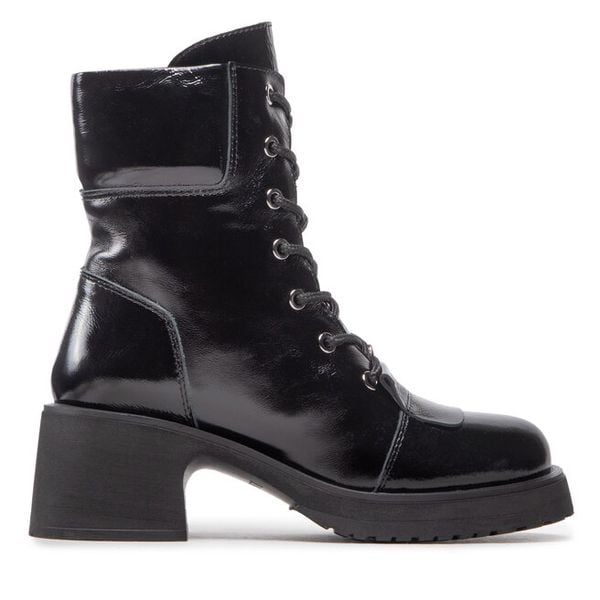 Botki Rage Age. Czarne botki damskie Rage Age, bez wzorów, bez obcasa, na słupku, bez zapięcia. Za 549.99 zł.