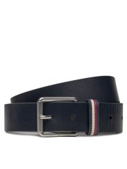 Tommy Hilfiger Pasek Męski Casual Seasonal 3.5 AM0AM12168 Niebieski. Niebieskie paski męskie Tommy Hilfiger, ze skóry, casualowe. W wyprzedaży za 139.99 zł.