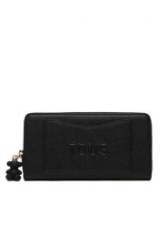 TOUS Portfel 2002374051 Czarny. Czarne portfele damskie tous, ze skóry. Za 499.99 zł.