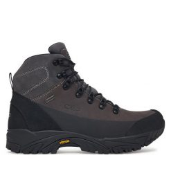 Trekkingi CMP. Brązowe buty zimowe męskie CMP, bez wzorów, bez obcasa, bez zapięcia. Za 689.99 zł.