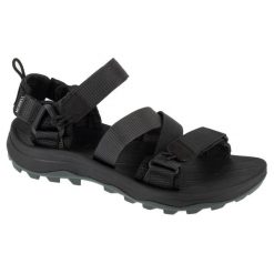 Sandały męskie, Speed Fusion Sport Rmx. Czarne buty zimowe męskie Merrell, bez wzorów, z gumy, bez obcasa, bez zapięcia. Za 389.99 zł.