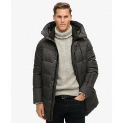 Kurtka pikowana City Chevron. Szare kurtki męskie Superdry, m, bez wzorów, bez kaptura. Za 864.00 zł.