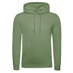 Bluza sportowa męska Champion 218282GS088. Zielone bluzy sportowe męskie Champion, m, bez wzorów, z kapturem. Za 191.15 zł.