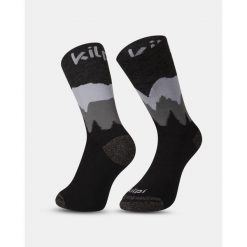 Uniseksowe skarpetki trekkingowe Kilpi NORS-U. Czarne skarpetki damskie Kilpi, bez wzorów. Za 112.21 zł.
