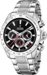 Zegarek Festina Zegarek męski Festina F20668-4 srebrny. Szare zegarki męskie Festina, bez wzorów, srebrne. Za 601.99 zł.