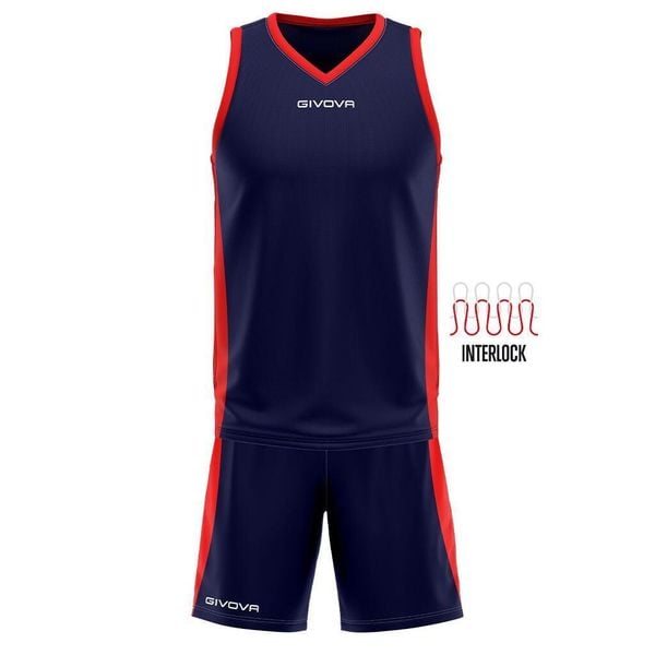 Givova Kit Power Interlock 3XS – zestaw sportowy bez rękawów. Brązowe koszulki sportowe damskie Givova, xs, bez wzorów, bez ramiączek, do koszykówki. Za 223.99 zł.