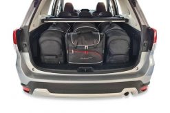 Torby Do Bagażnika Subaru Forester 2018-2024 4Szt Kjust. Czarne torby podróżne damskie KJUST, bez wzorów, z kauczuku. Za 1,356.00 zł.
